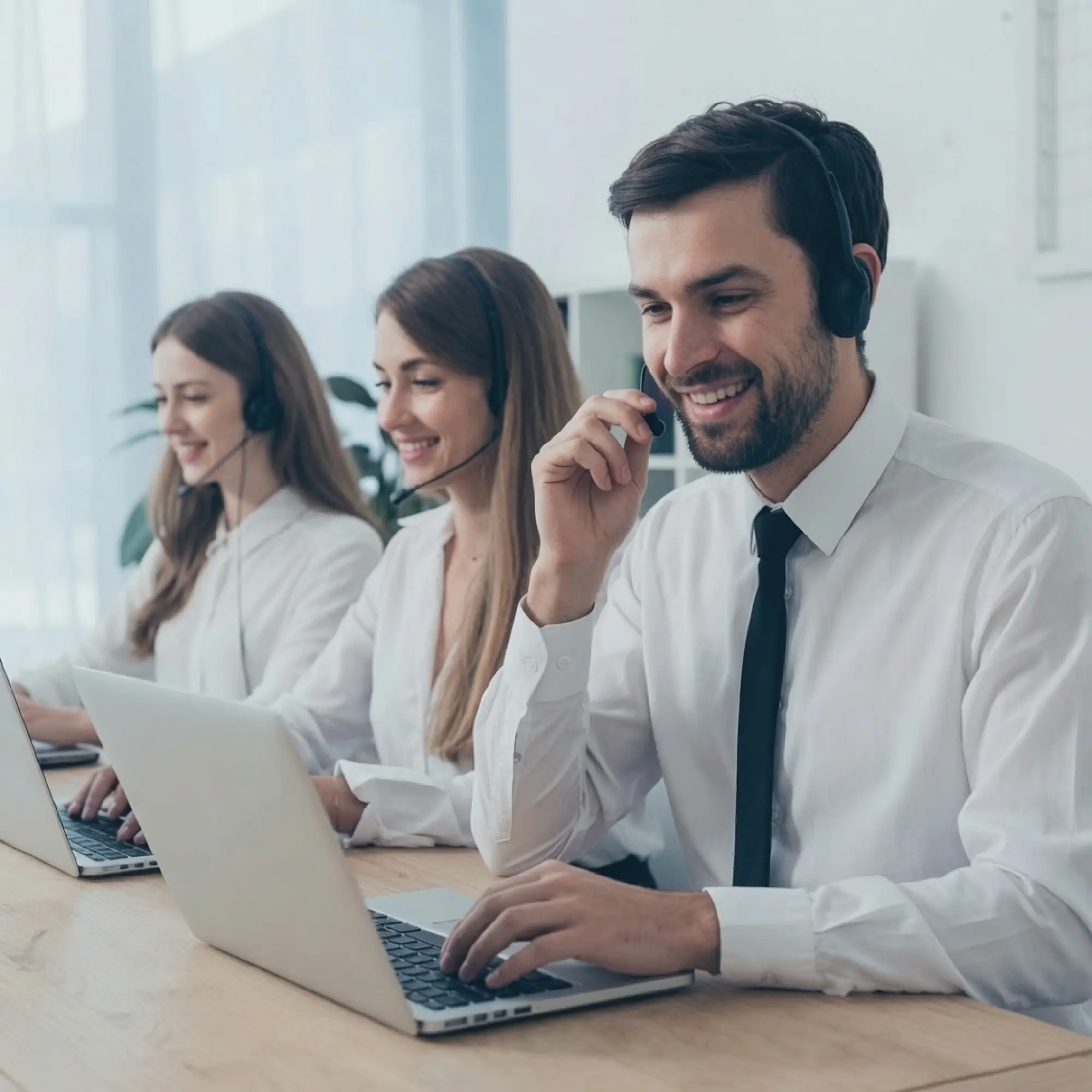 Remote Help Desk Specialist professional supporting international hiring and workforce operations