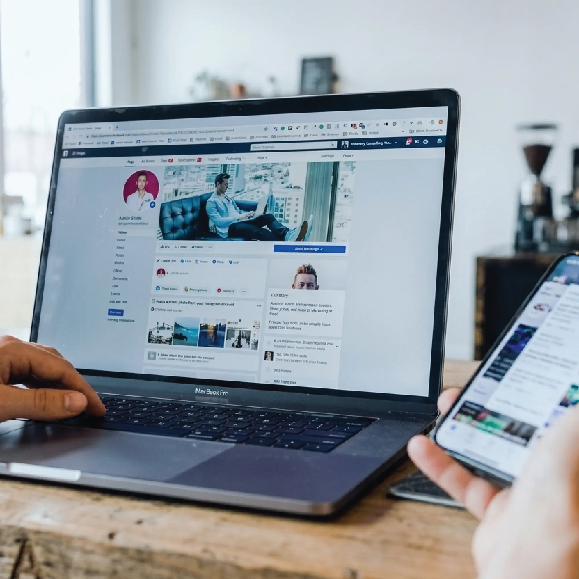 Remote Social Media Manager professional supporting international hiring and workforce operations